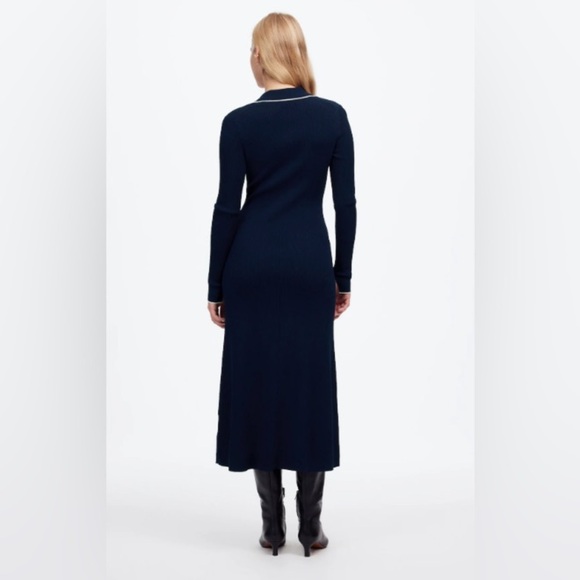 Madewell Ribbed Long Sleeve Maxi Dress - Picture 3 of 10